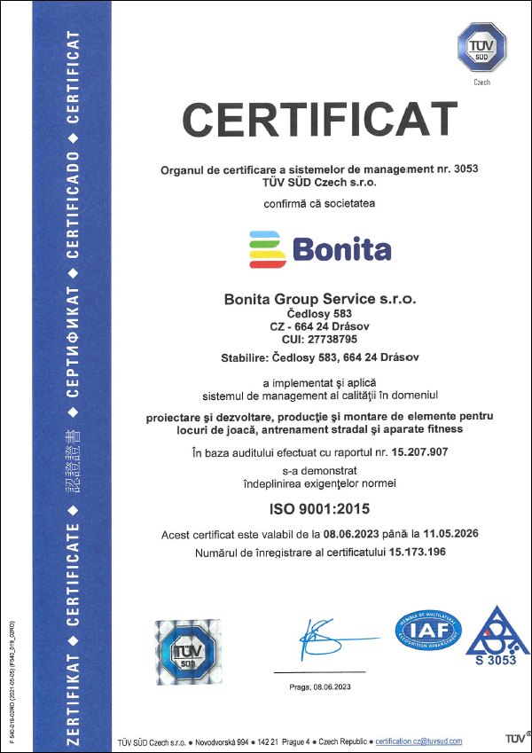 certifikát ISO