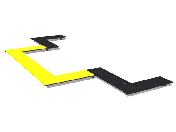 Calea curbă AG-701K - metal