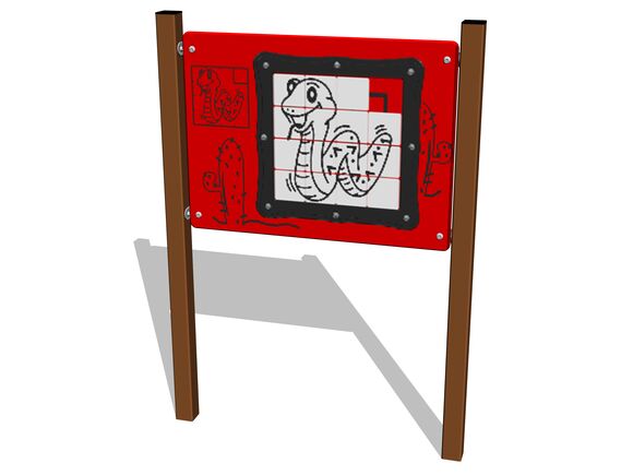 Panel educațional EDP6113KW - maro