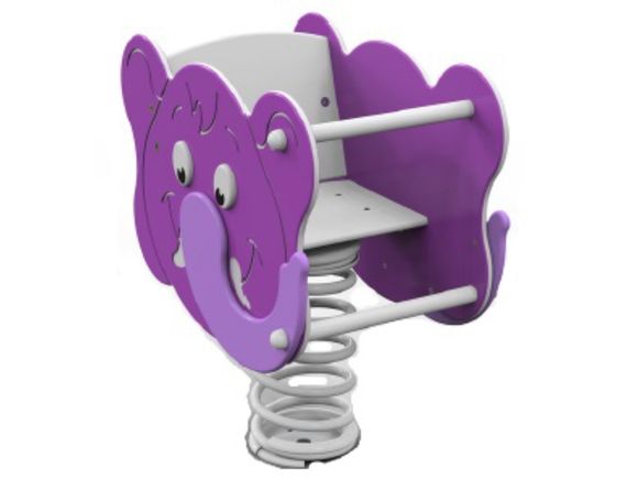 Balansoar pe arcuri - MAMMOTH HPN0230K (versiune cu spătar)