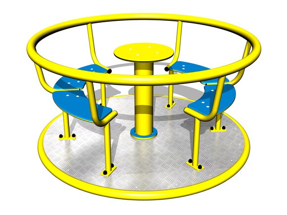 Carusel cu scaune (medie 1,4 m) - galben