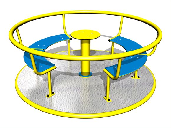 Carusel cu scaune (medie 1,8 m) - galben