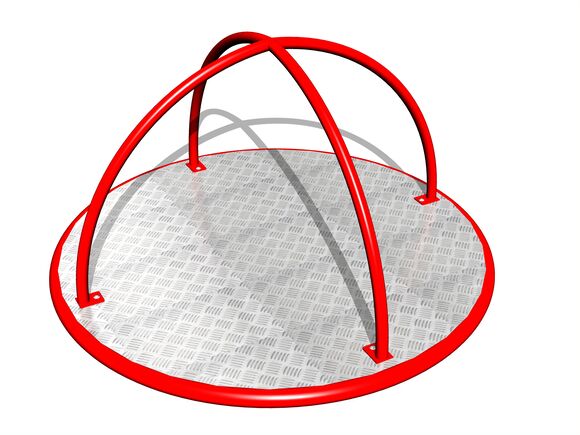 Carusel cu locuri în picioare KON0005KR (medie 1,25 m) - roșu