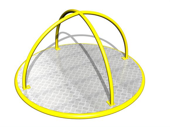 Carusel cu locuri în picioare KON0005KY (medie 1,25 m) - galben