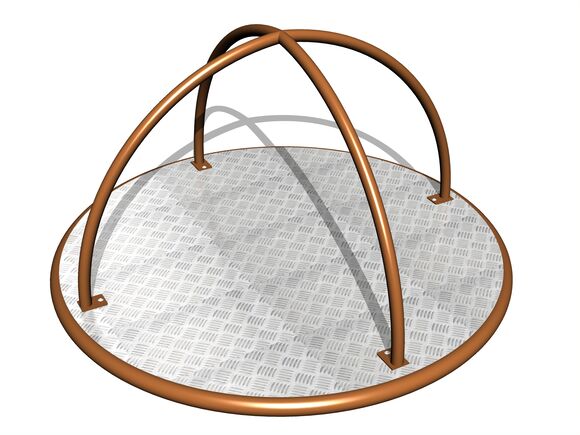 Carusel cu locuri în picioare KON0006KW (medie 1,45 m) - maro