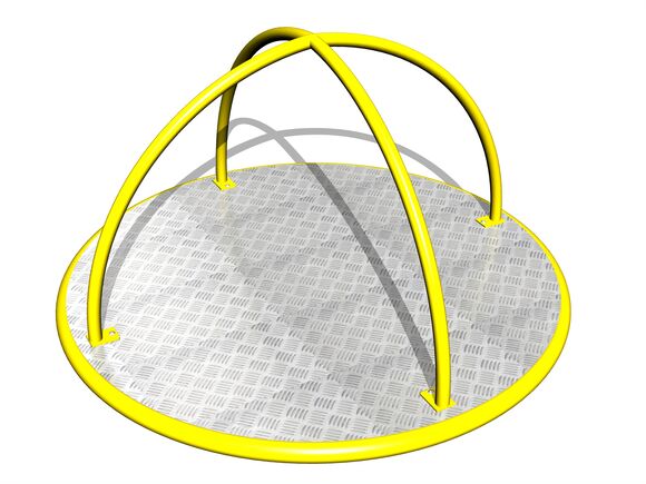 Carusel cu locuri în picioare KON0006KY (medie 1,45 m) - galben