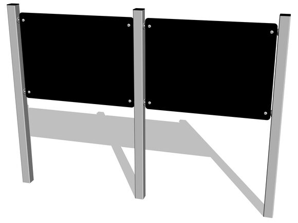 Tablă de desenat cu panou dublu TKV6200KS - argintiu