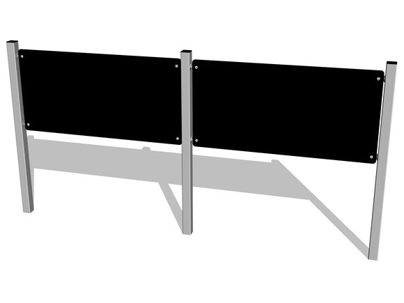 Tablă de desenat cu panou dublu TKV6240KS - argintiu