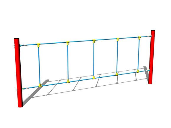 Împletitură din corzi LP020KR - roșu