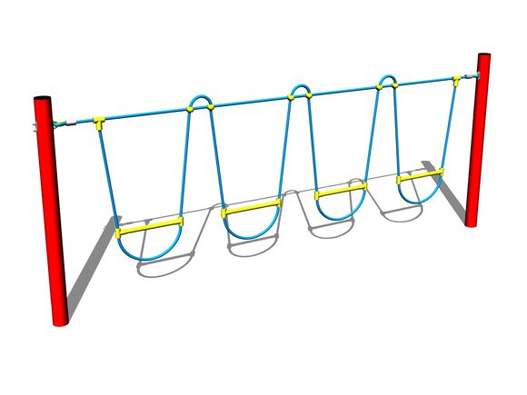 Împletitură din corzi LP080KR - roșu