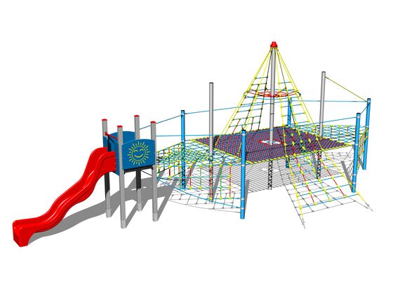 Navă din corzi LP170KB - albastru