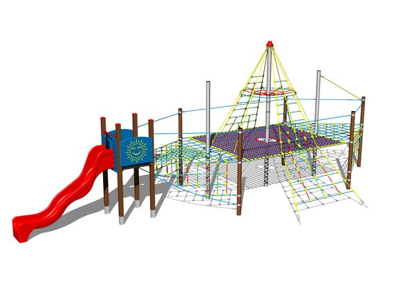 Navă din corzi LP170KW - maro