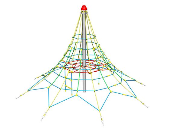 Piramidă de cățărare PY830K (înălțime de cădere 1 m, cu 8 dispozitive de pretensionare)