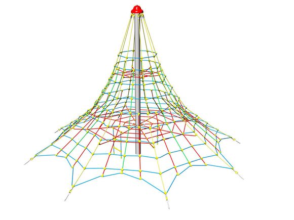 Piramidă de cățărare PY845K (înălțime de cădere 1 m, cu 8 dispozitive de pretensionare)