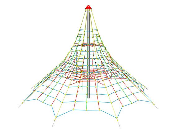 Piramidă de cățărare PY855K (înălțime de cădere 1.5 m, cu 8 dispozitive de pretensionare)