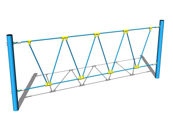Plasă cu frânghii LP070KB - albastru