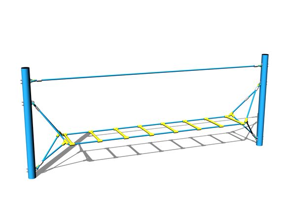 Scară cu frânghii LP030KB - albastru