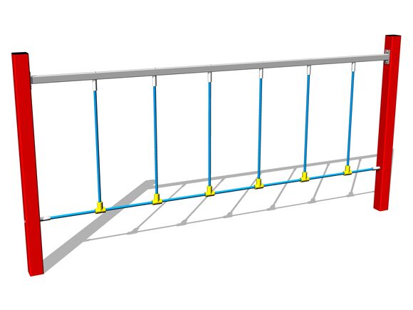 Urma maimuței Împletitură din corzi - roșu