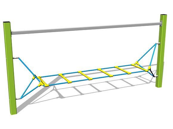 Urma maimuței Scară din corzi - lime
