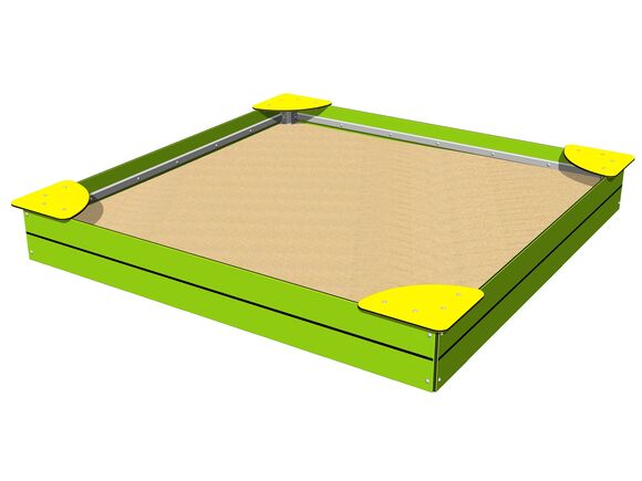 Cutie de nisip cu scaune 2x2 m PIP2020LY