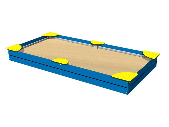 Cutie de nisip cu scaune 3x1,5 m PIP3015BY