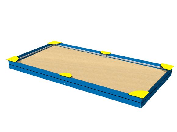 Cutie de nisip cu scaune 4x2 m PIP4020BY