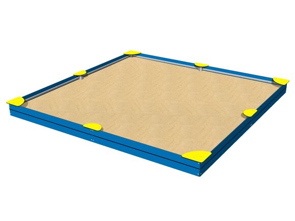 Cutie de nisip cu scaune 4x4 m PIP4040BY