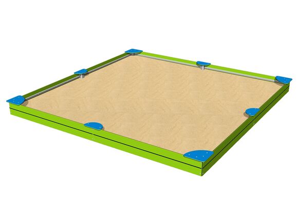 Cutie de nisip cu scaune 4x4 m PIP4040LB