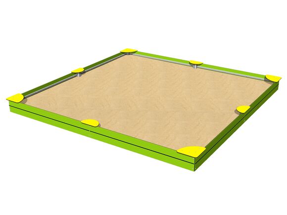 Cutie de nisip cu scaune 4x4 m PIP4040LY