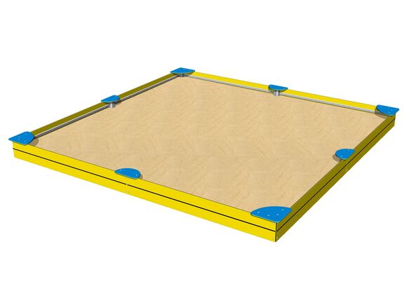Cutie de nisip cu scaune 4x4 m PIP4040YB