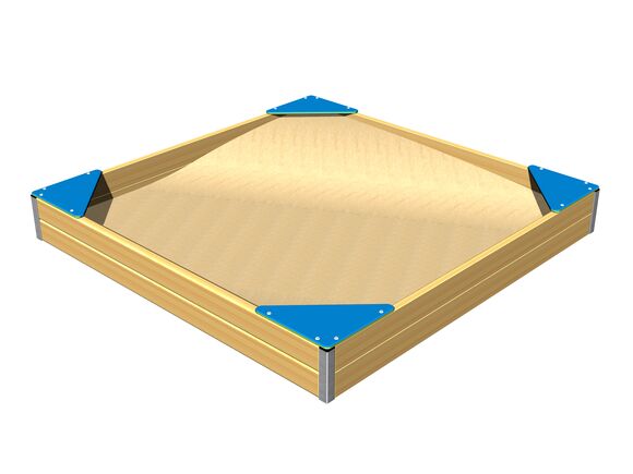 Scaune pentru groapă cu nisip cu patru laturi SP001DB - albastru