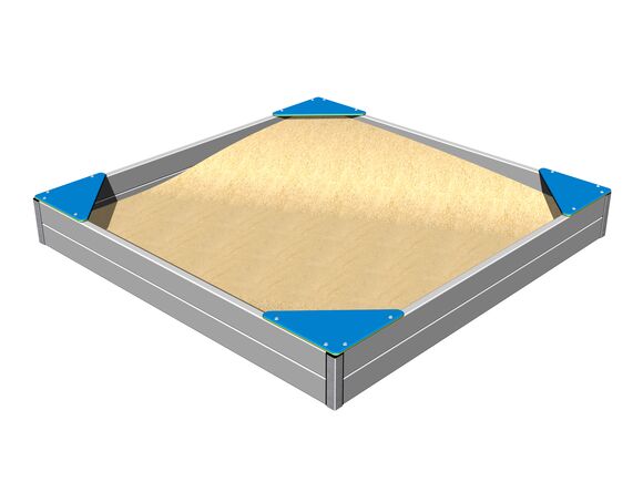 Scaune pentru groapă cu nisip cu patru laturi SP001KB - albastru