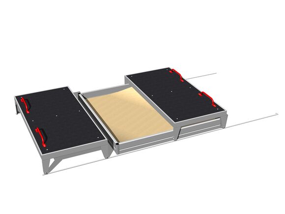 Groapă cu nisip şi capac mobil 3x3 m PK330KS - argintiu