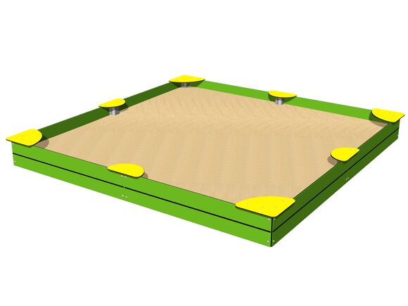 Cutie de nisip cu scaune 3x3 m PIP3030LY