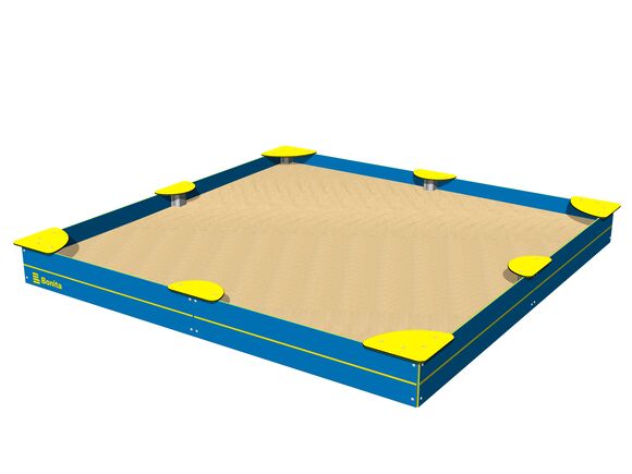 Cutie de nisip cu scaune 3x3 m PIP3030BY