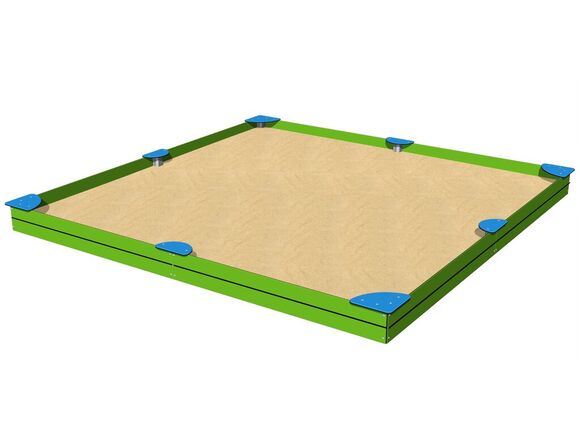 Cutie de nisip cu scaune 4x4 m PIH4040LB