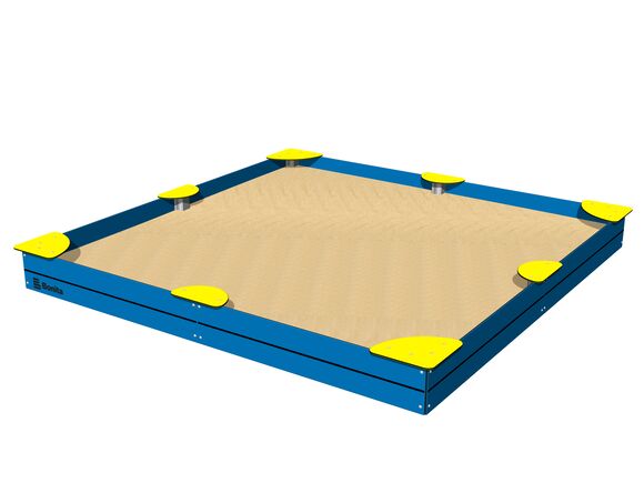 Cutie de nisip cu scaune 3x3 m PIP3030BY