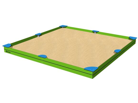 Cutie de nisip cu scaune 4x4 m PIP4040GB