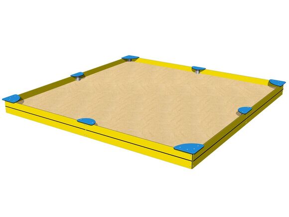 Cutie de nisip cu scaune 4x4 m PIH4040YB