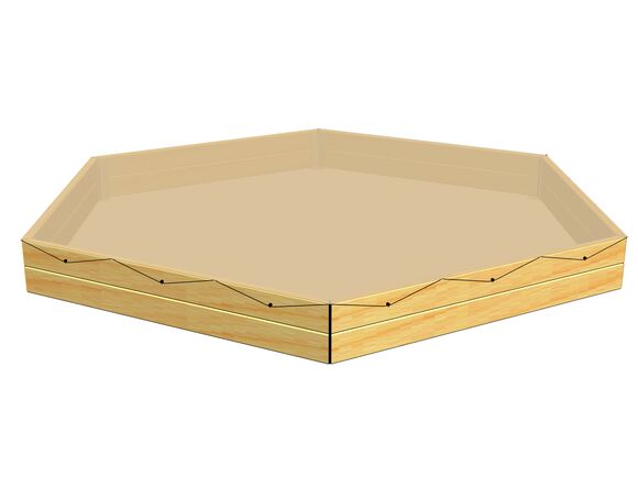 Prelată pentru acoperirea gropii cu nisip hexagonale PZ602