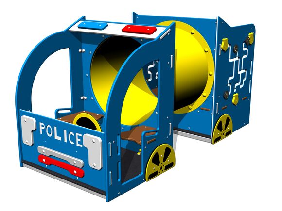 Șenile cu tub de târâre - Mașină de poliție PP111K - integral metalic