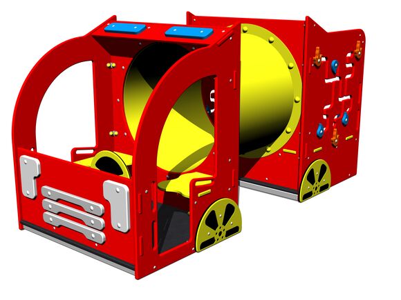 Camion de pompieri PP100K - metal