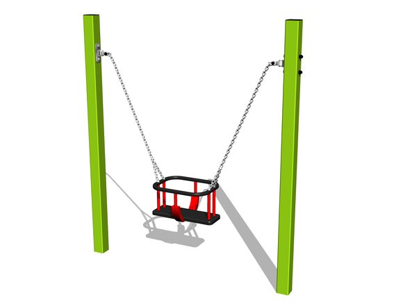 Leagăn cu lanț - lime (înălțime liberă 1,0 m)