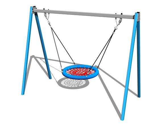 Leagăn cu lanţ tip Scoică RH6170KB - albastru (înălțime de cădere 1,5 m)