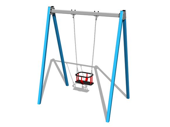 Leagăn cu lanț RH6112KB - albastru (înălțime liberă 1,5 m)