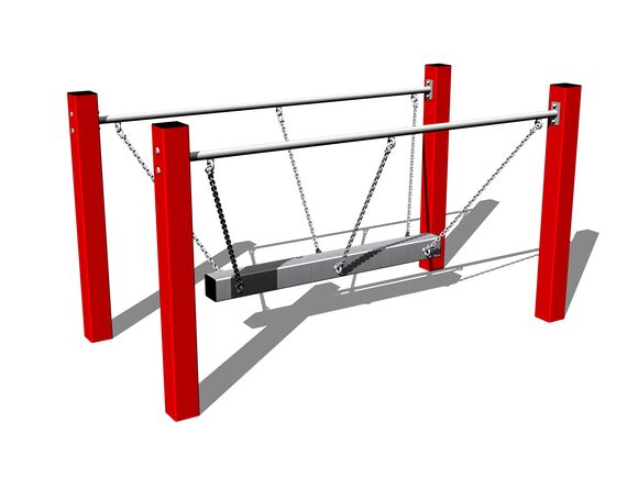 Punte cu lanțuri RL101KR - roșu (înălțime de cădere 1 m)