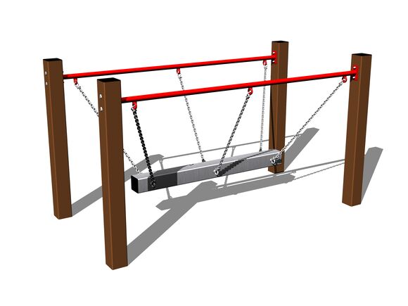 Punte cu lanțuri RL101KW - maro (înălțime de cădere 1 m)