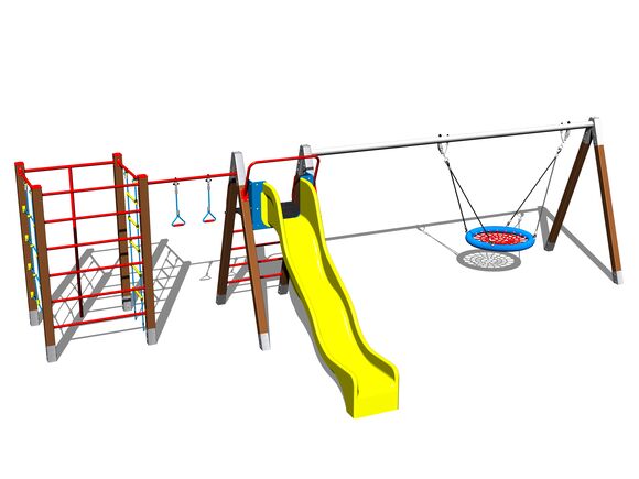 Set căţărare SS804KW - maro