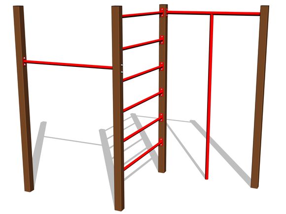 Set căţărare SS8301KW - maro