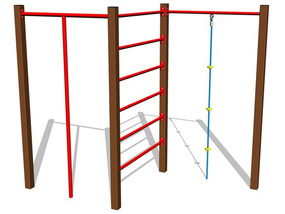 Set căţărare SS8302KW - maro